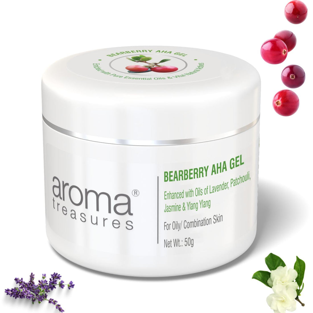 Aroma Treasures Bearberry AHA Gel- 50 GM