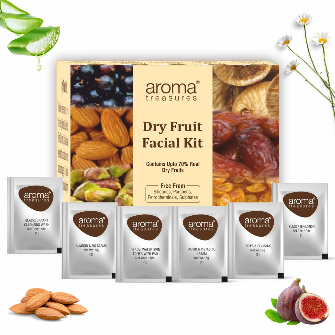 Aroma Treasures Dry Fruit Facial Kit