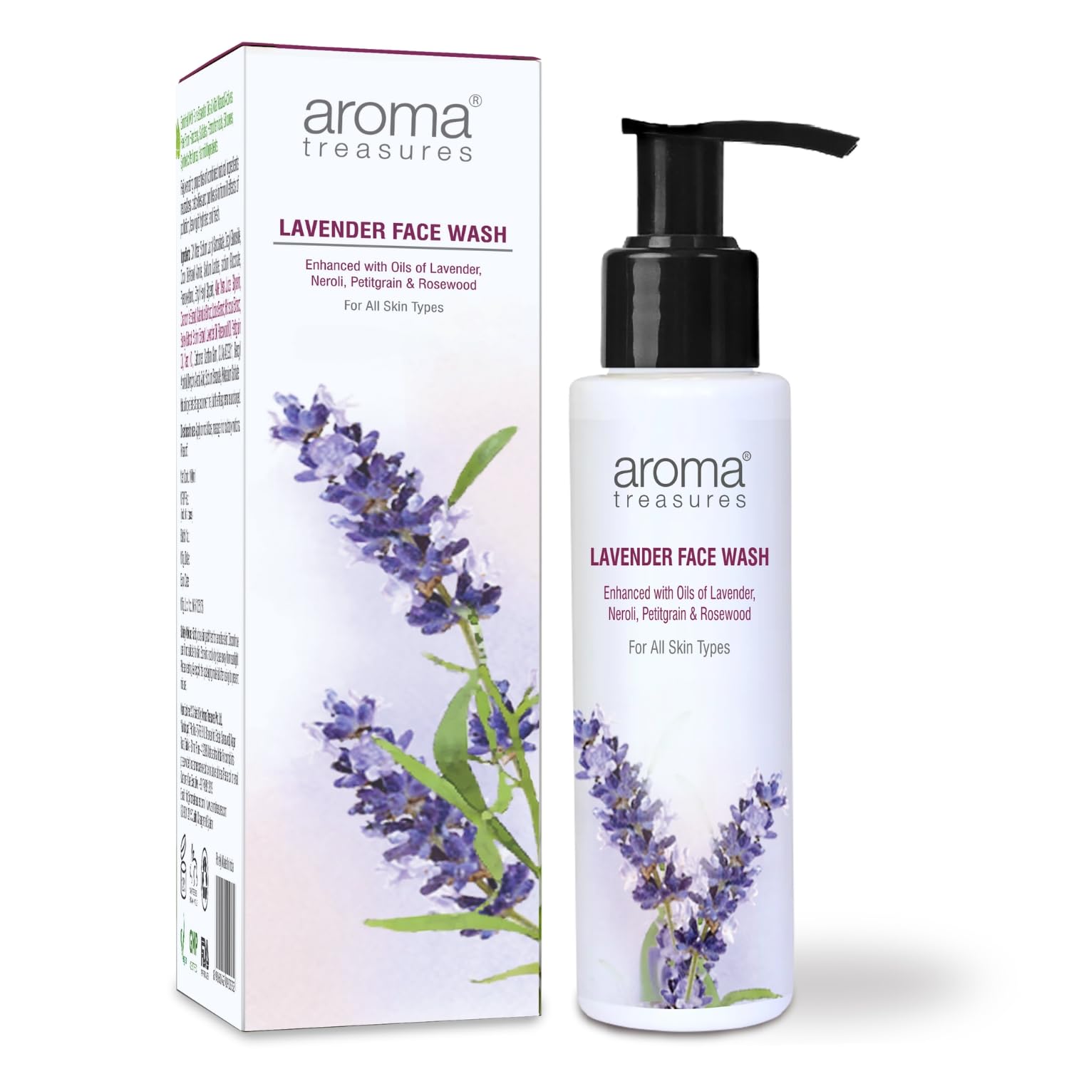 Aroma Treasures Lavender Face Wash - 100 ML