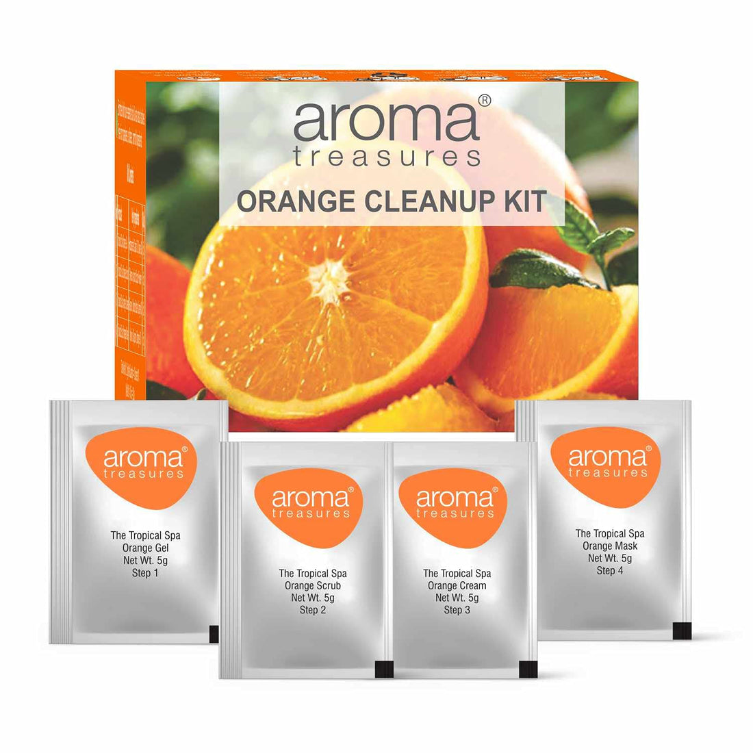 Aroma Treasures Orange Facial Cleanup Kit - 25 GM