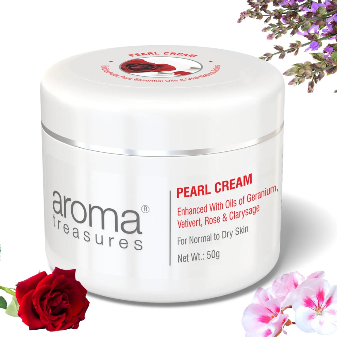 Aroma Treasures Pearl Cream - 50 GM