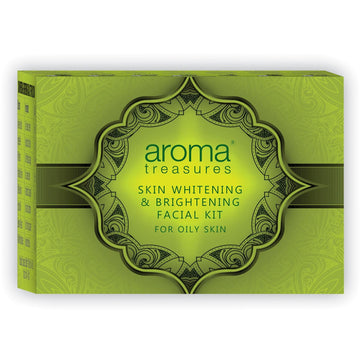 Aroma Treasures Skin Whitening And Brightening Facial Kit For Oily Skin