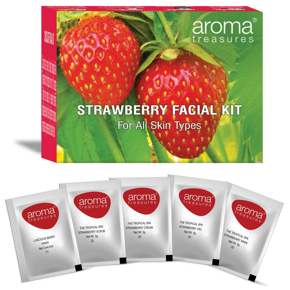 Aroma Treasures Strawberry Facial Kit