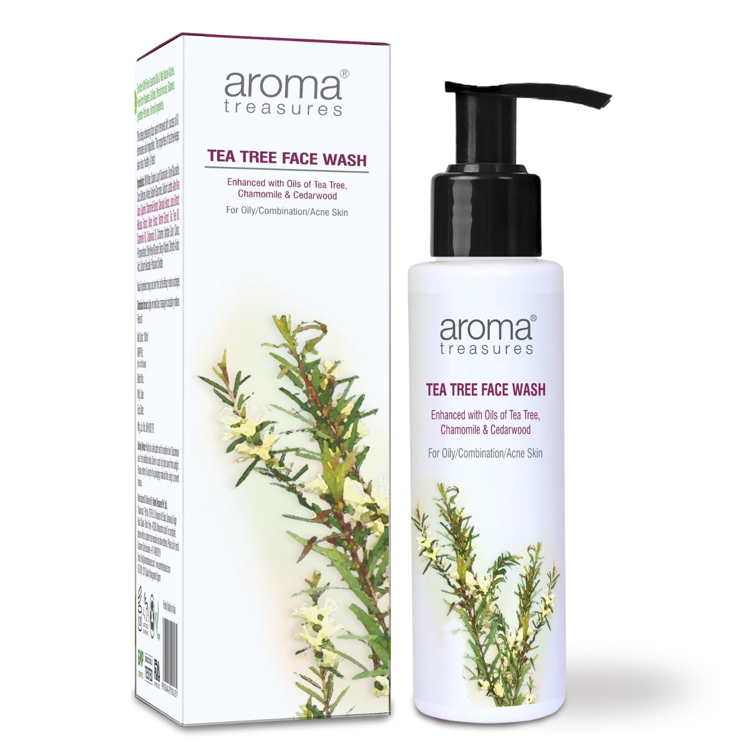 Aroma Treasures Tea Tree Face Wash - 100 ML