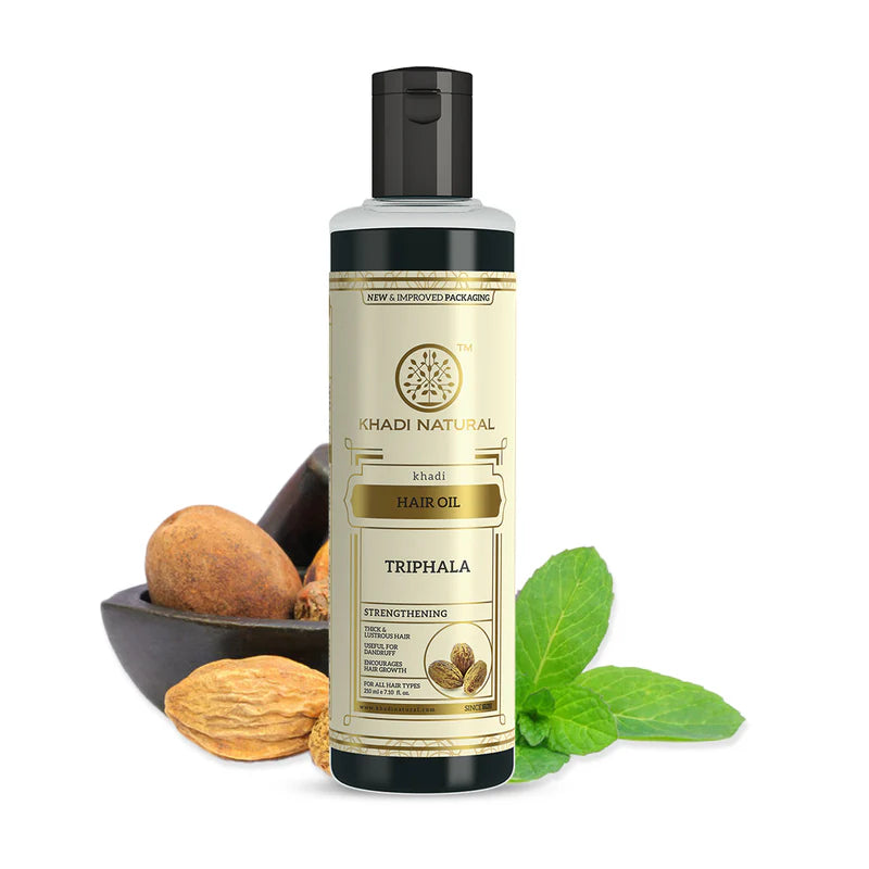 Khadi Natural Triphala Hair Oil - 210 ML