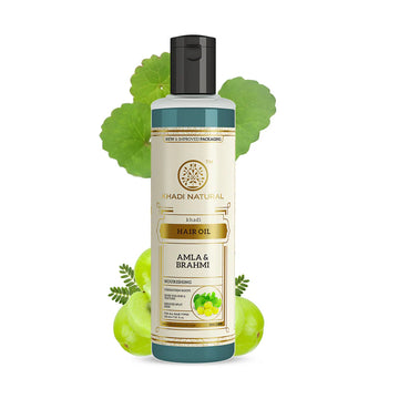 Khadi Natural Amla & Brahmi Hair Oil - 210 ML