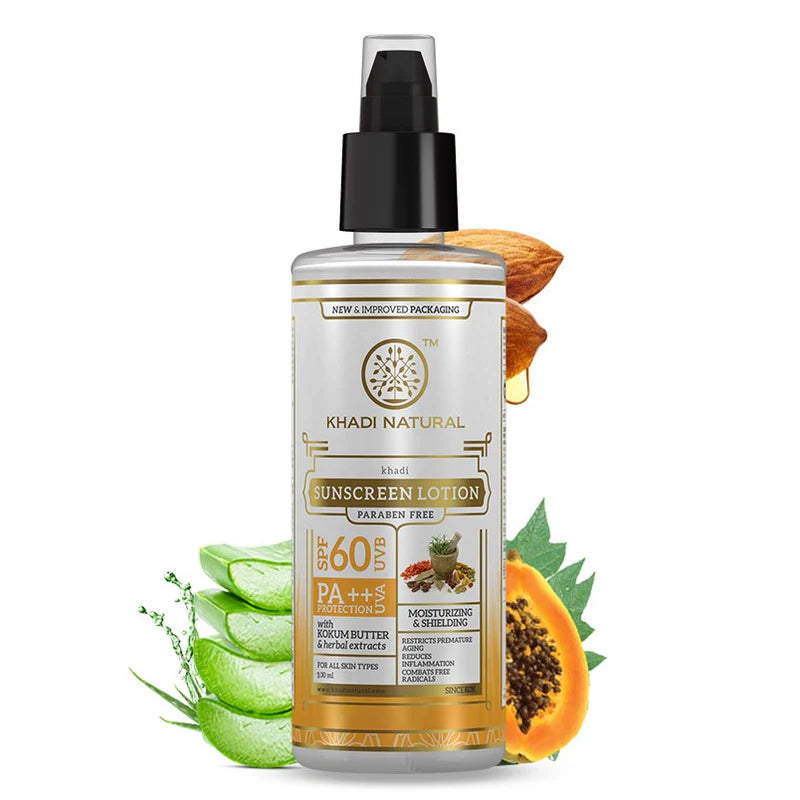 Khadi Natural Sunscreen Moisturising Lotion SPF 60 Pa++ - 100 ML
