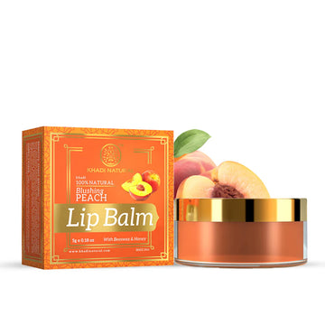 Khadi Natural Peach Lip Balm - 5 GM