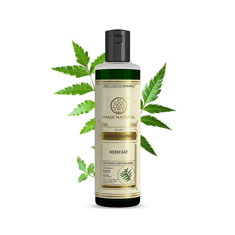 Khadi Natural Neem Sat Hair Cleanser - 210 ML