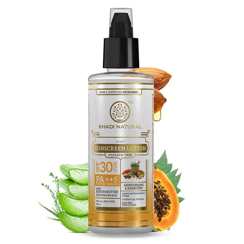 Khadi Natural Moisturising Sunscreen Lotion SPF 30 Pa++ - 100 ML