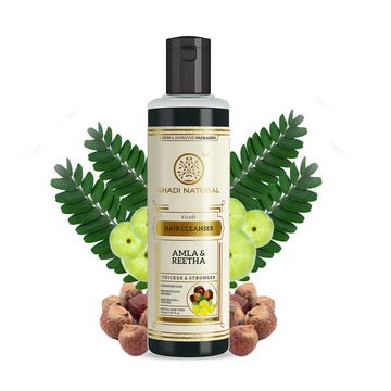 Khadi Natural Herbal Amla & Reetha Hair Cleanser - 210 ML