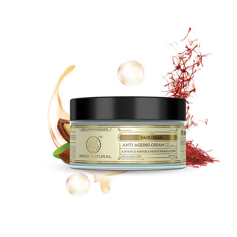 Khadi Natural Herbal Anti Ageing Cream - 50 GM