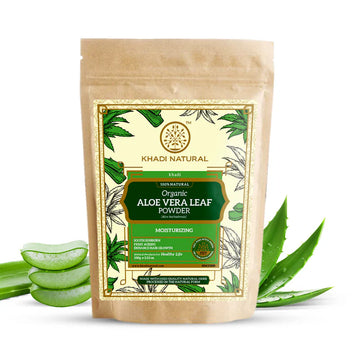 Khadi Natural Organic Aloe Vera Leaf Powder - 100 GM