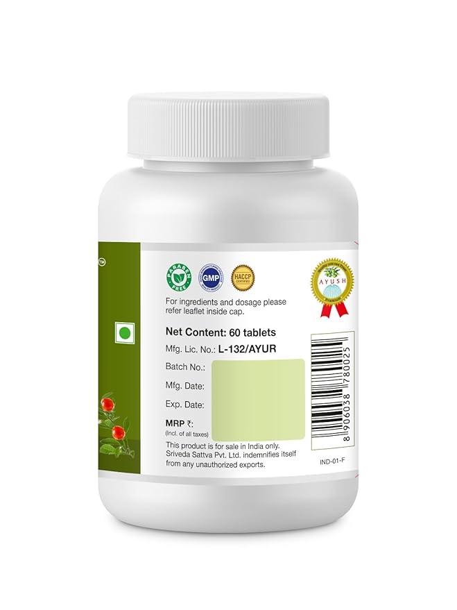 Sri Sri Tattva Ashwagandha Tablet - 60 Nos