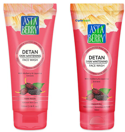 Astaberry Detan Skin Whitening Face Wash - 200 ML