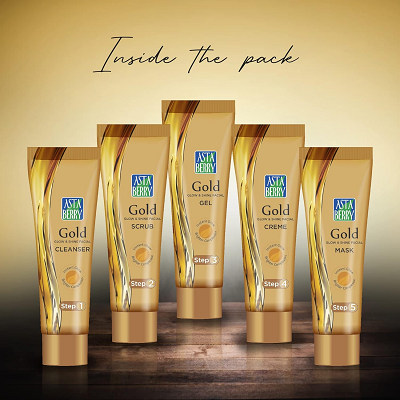 Astaberry Gold Mini Facial Kit - 100 GM