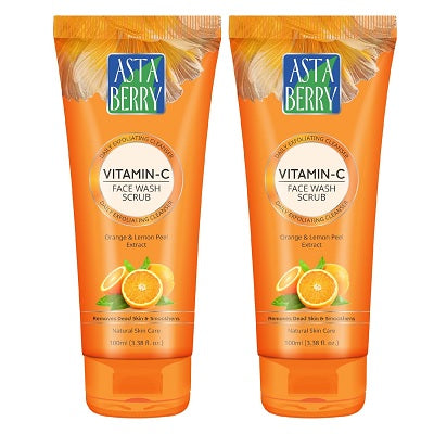 Astaberry Vitamin C Face Wash Scrub - 200 ML