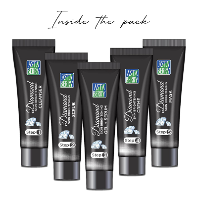 Astaberry Diamond Mini Facial Kit - 100 GM