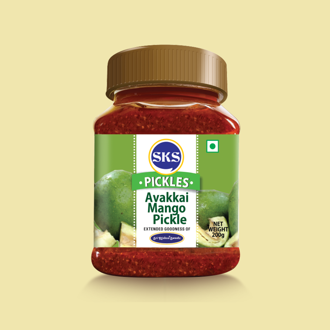 Sri Krishna Sweets Avakkai Mango Pickle - 200 GM