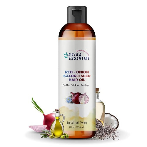 Avira Essential Red Onion Kalonji Seeds Hair Oil - 200 ML