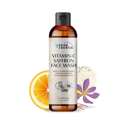 Avira Essential Vitamin C Saffron Face Wash - 200 ML