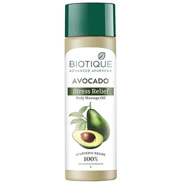 Biotique Avocado Stress Relief Body Massage Oil - 200 ML