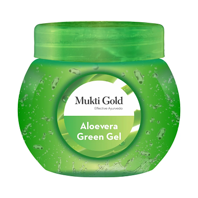Axiom Mukti Gold Aloevera Green Gel - 125 GM