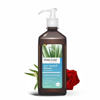 Axiom Mukti Gold Anti Dandruff Shampoo - 400 ML