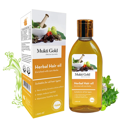 Axiom Mukti Gold Hair Oil