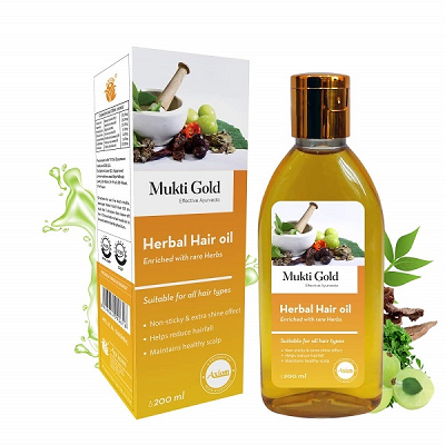 Axiom Mukti Gold Hair Oil