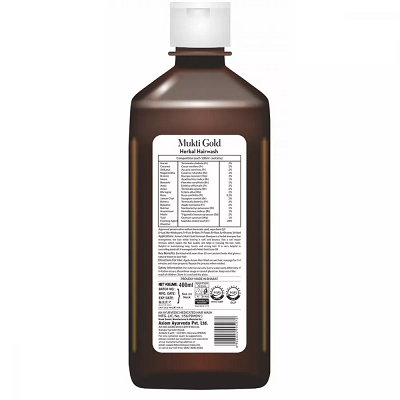 Axiom Mukti Gold Hairwash - 400 ML