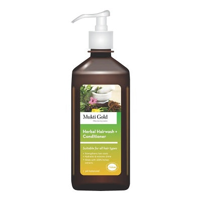 Axiom Mukti Gold Hairwash with Conditioner - 400 ML