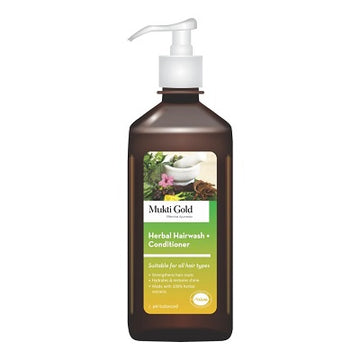 Axiom Mukti Gold Hairwash with Conditioner - 400 ML