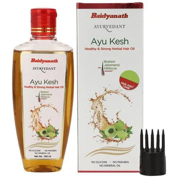 Baidyanath Ayu Kesh Healthy & Strong Herbal Hair Oil - 100 ML