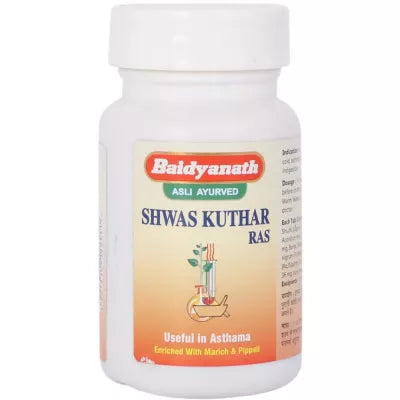 Baidyanath Shwas Kuthar Ras - 80 Tablets