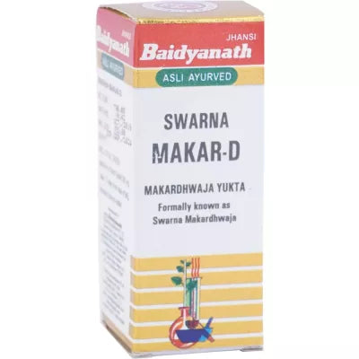 Baidyanath Swarna Makar D (Swarn and Kesar Yukta)