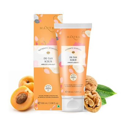 Baidyanath Mantra De Tan Scrub Apricot & Walnut - 100 ML