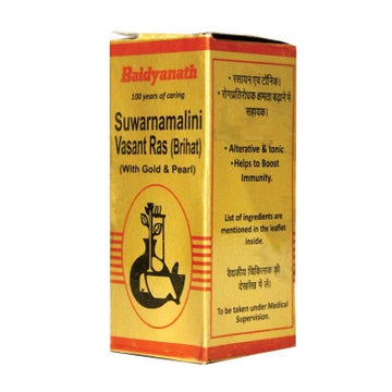 Baidyanath Suwarnamalini Vasant Ras - 5 Tabs