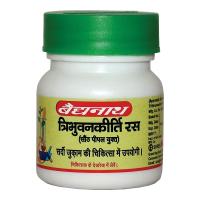 Baidyanath Tribhuvankirti Ras - 80 Tabs