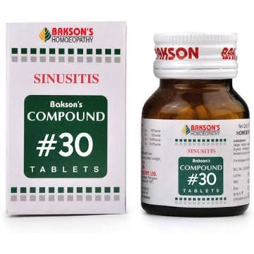 Bakson's Compound # 30 Sinusitis Tablet - 100 Nos