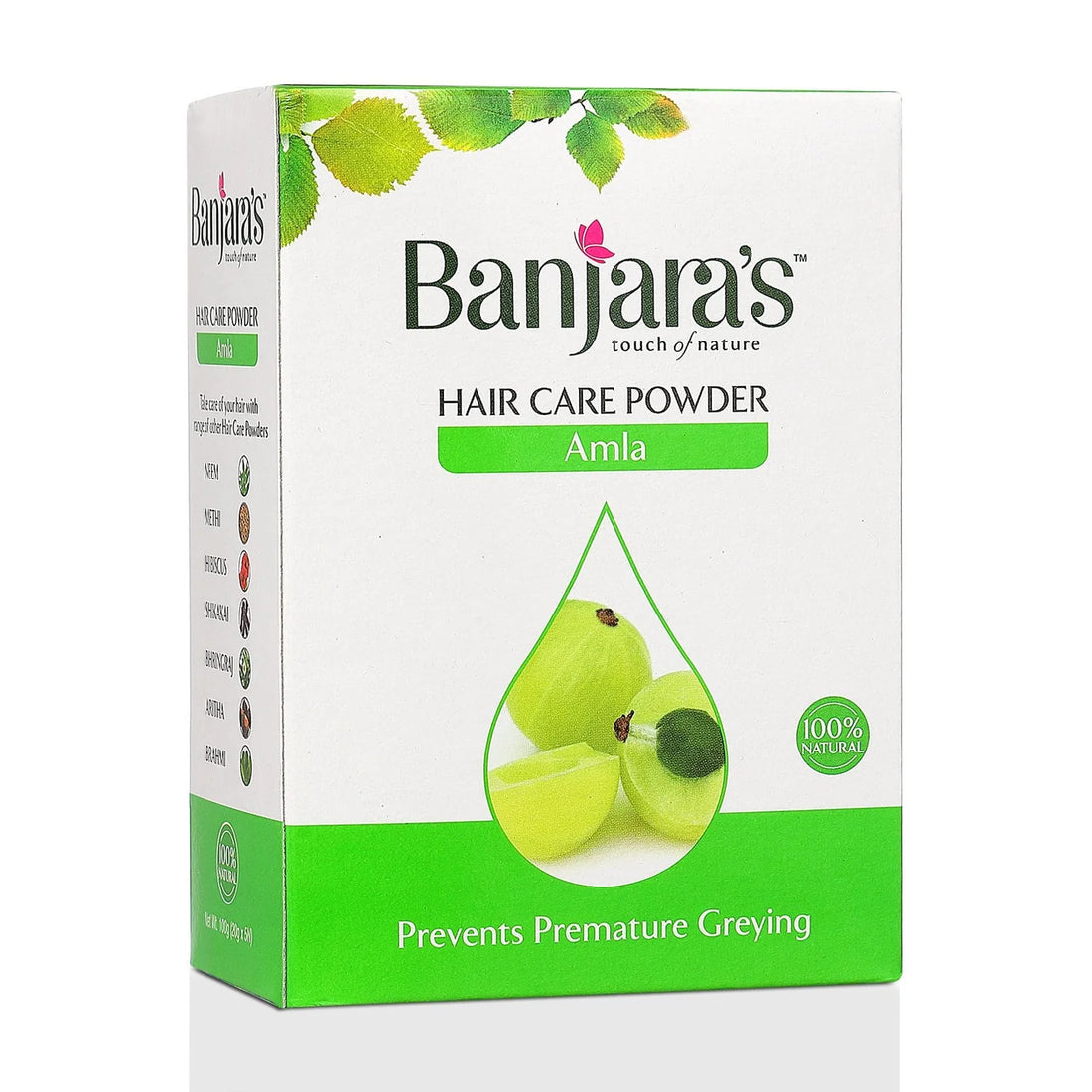 Banjaras Amla Hair Care Powder - 100 GM
