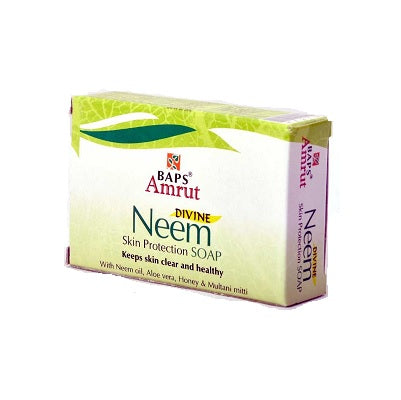 Baps Amrut Divine Neem Skin Protection Soap - 75 GM