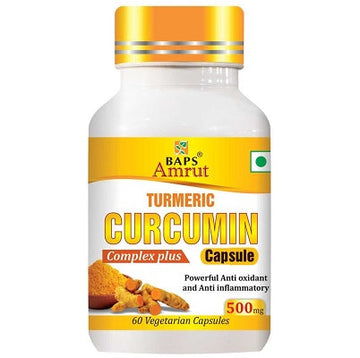 Baps Amrut Turmeric Curcumin Complex Plus Capsule - 60 Caps