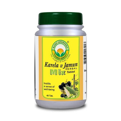 Basic Ayurveda Karela & Jamun Herbal Mix Tablet