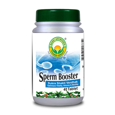 Basic Ayurveda Sperm Booster Tablets - 40 Tablets