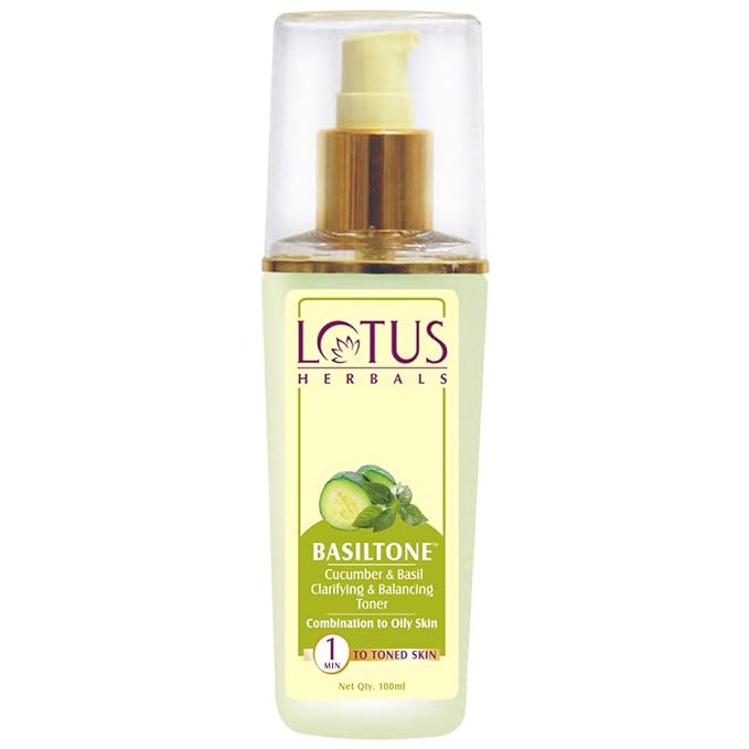 Lotus Herbals Basiltone Clarifying & Balancing Skin Toner - 100 ML