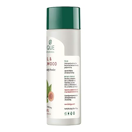 Biotique Basil & Sandalwood Refreshing Body Powder - 150 GM
