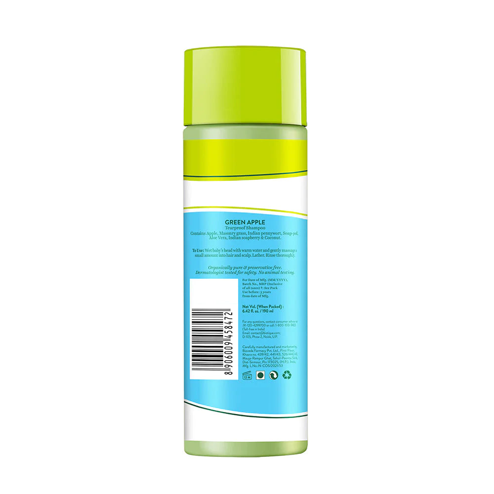 Biotique Green Apple Tearproof Shampoo - 190 ML