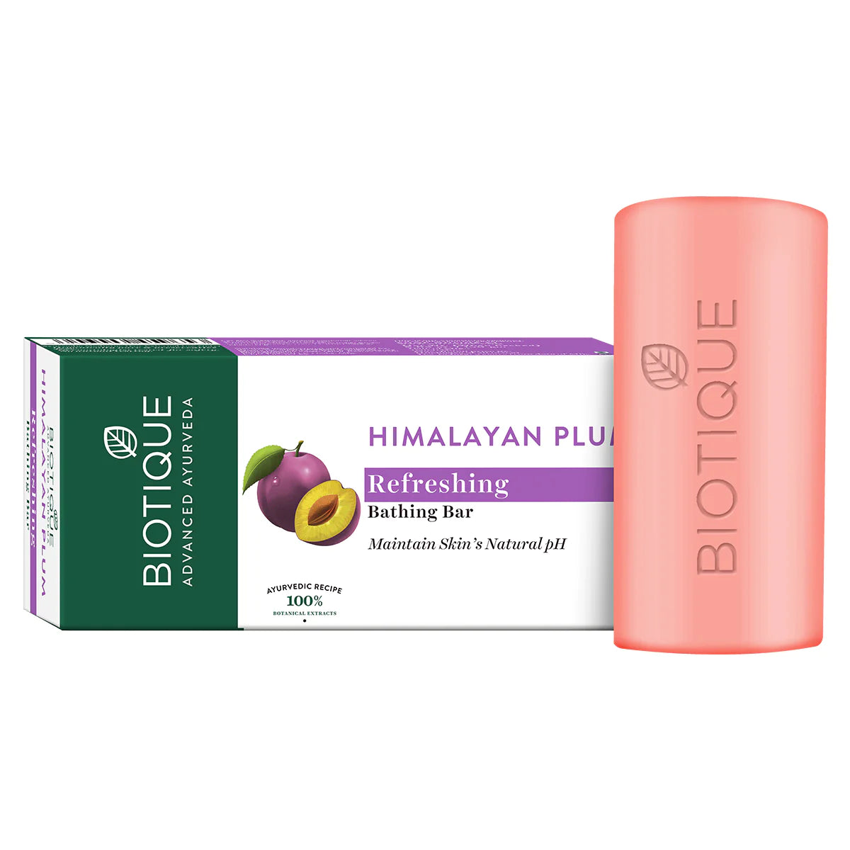 Biotique Himalayan Plum Refreshing Bathing Bar - 150 GM