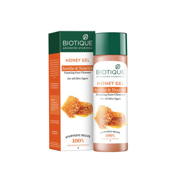 Biotique Honey Gel Soothe & Nourish Foaming Face Cleanser - 120 ML